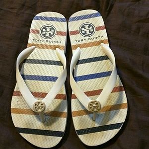 Authentic tory burchflip flops(used)